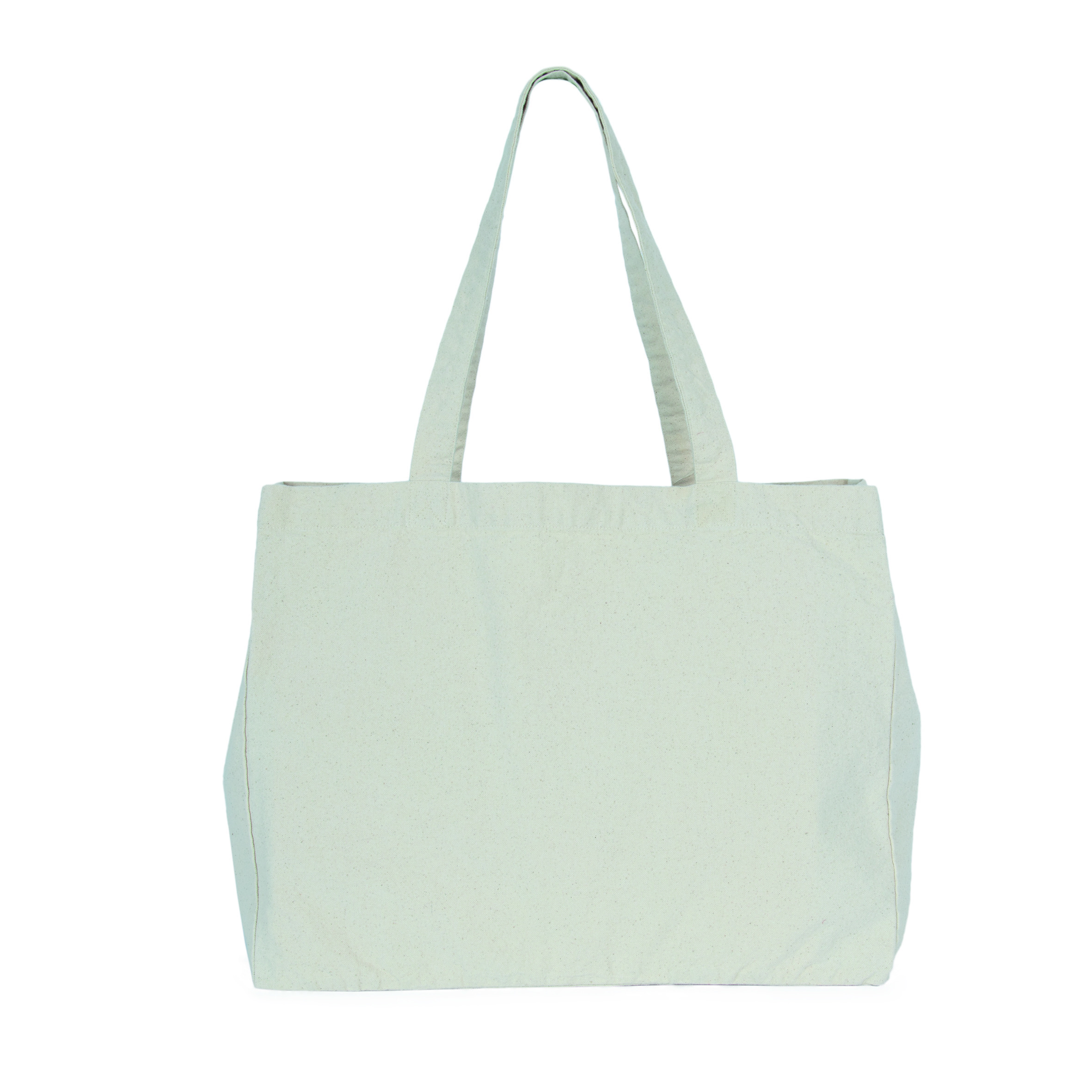 Kimood-rechthoekige-strandtas-Katoen-49-x-37-cm-26-liter-bedrukken-washed-natural