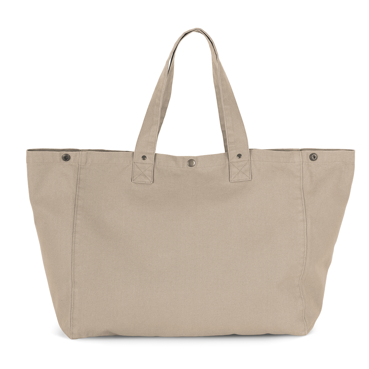 Kimood-strandtas-van-verwassen-katoen-66-x-37-cm-38-liter-bedrukken-washed-natural