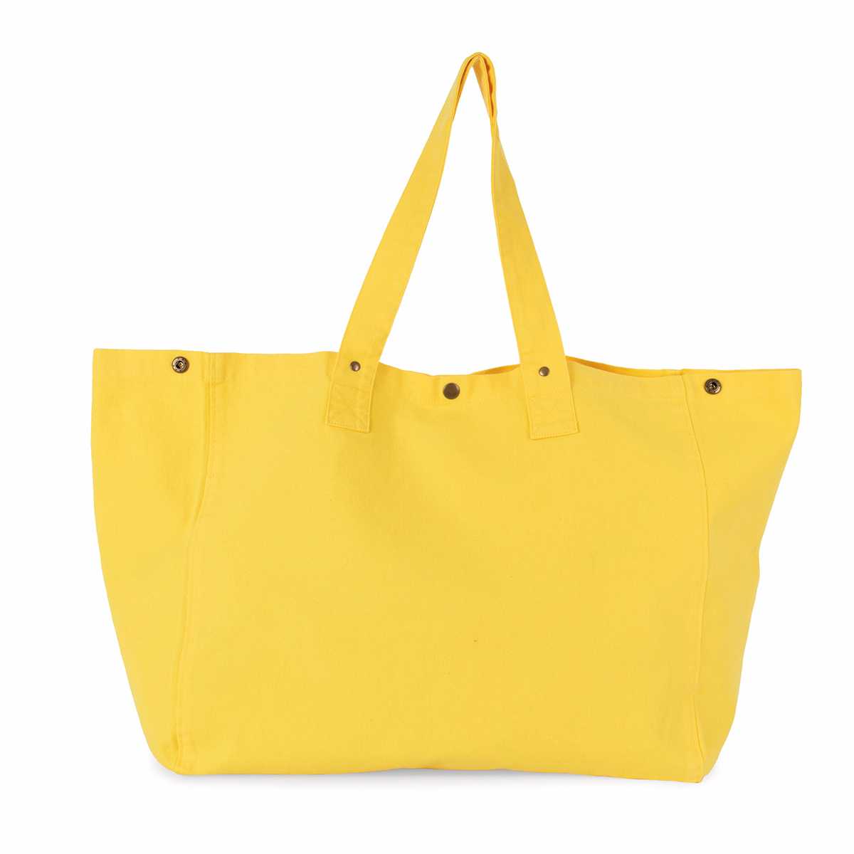 Kimood-strandtas-van-verwassen-katoen-66-x-37-cm-38-liter-bedrukken-washed-lemon-zest