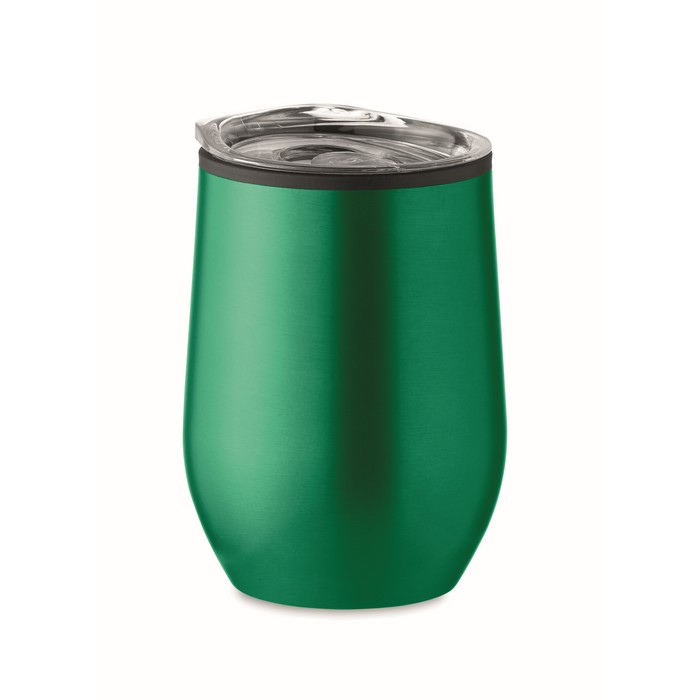 RVS-reisbeker-met-kunststof-deksel-350-ml-bedrukken-groen