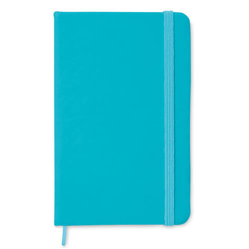 A6-notitieboek-met-PU-cover-96-vellen-bedrukken-turquoise