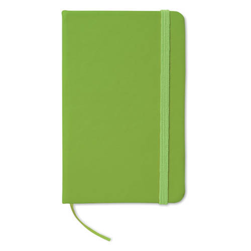A6-notitieboek-met-PU-cover-96-vellen-bedrukken-lichtgroen