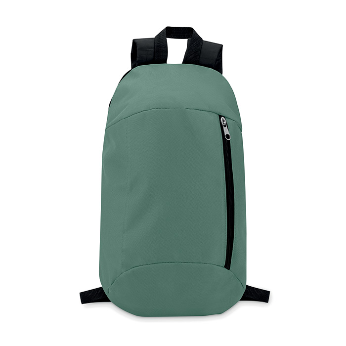 Rugzak-met-voorvak-600D-polyester-22-x-39-cm-bedrukken-donkergroen