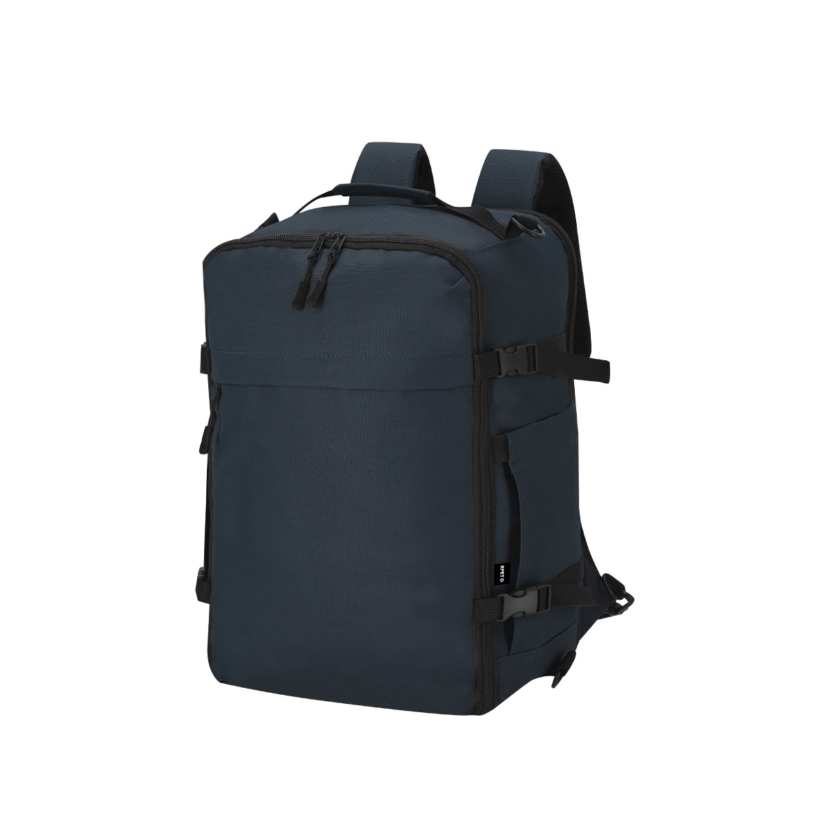 Handbagage-rugzak-600D-RPET-polyester-Laptopvak-15-inch-bedrukken-donkerblauw