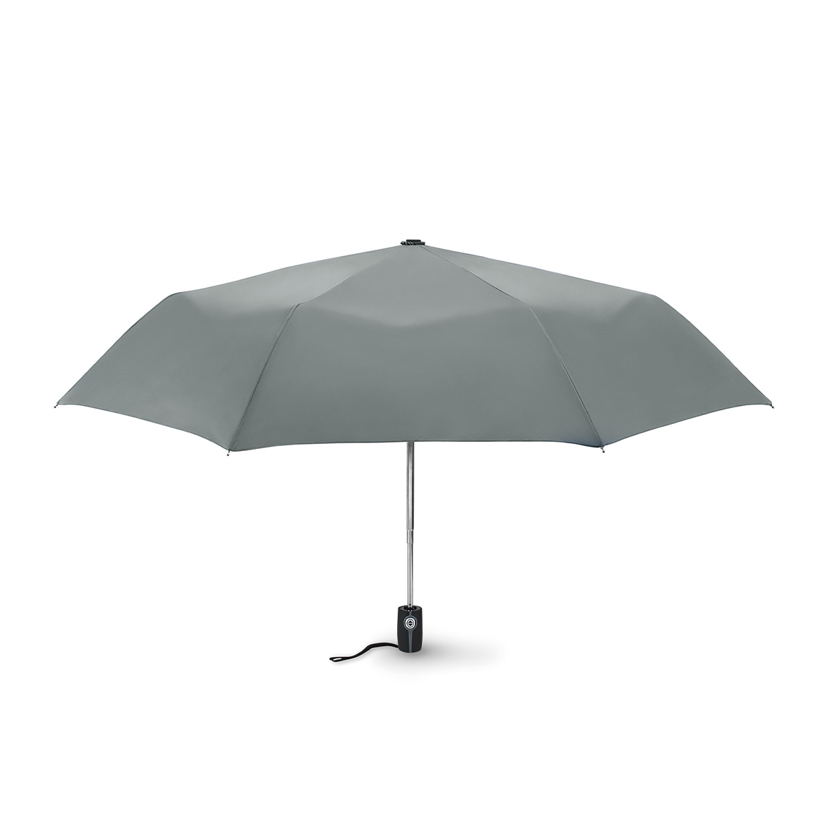 Stormparaplu-met-opberghoesje-190T-polyester-3-delig-opvouwbaar-bedrukken-grijs
