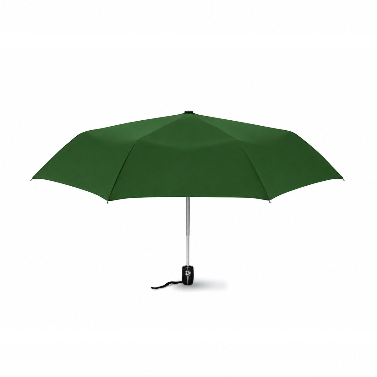Stormparaplu-met-opberghoesje-190T-polyester-3-delig-opvouwbaar-bedrukken-groen