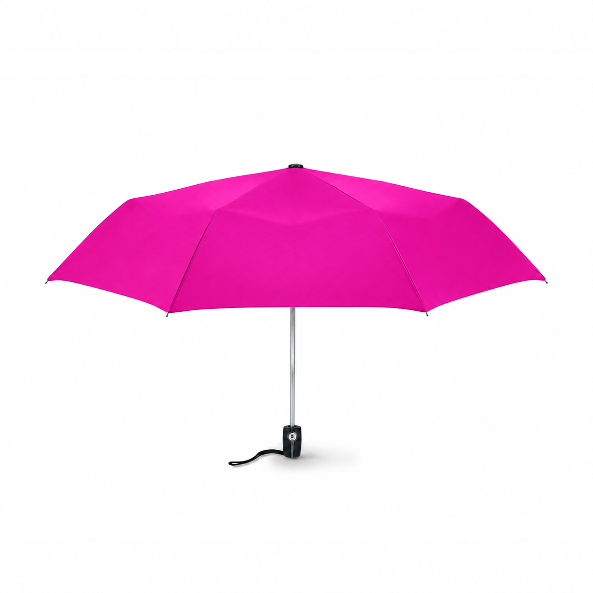 Stormparaplu-met-opberghoesje-190T-polyester-3-delig-opvouwbaar-bedrukken-roze