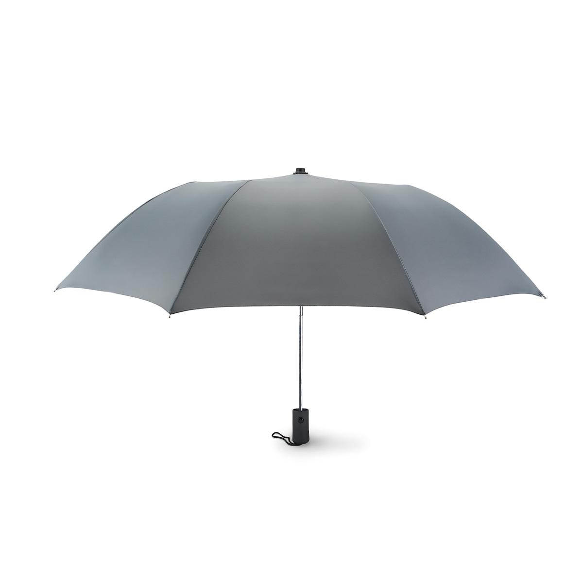 Paraplu-met-opberghoesje-190T-polyester-Automatisch-openen-bedrukken-grijs