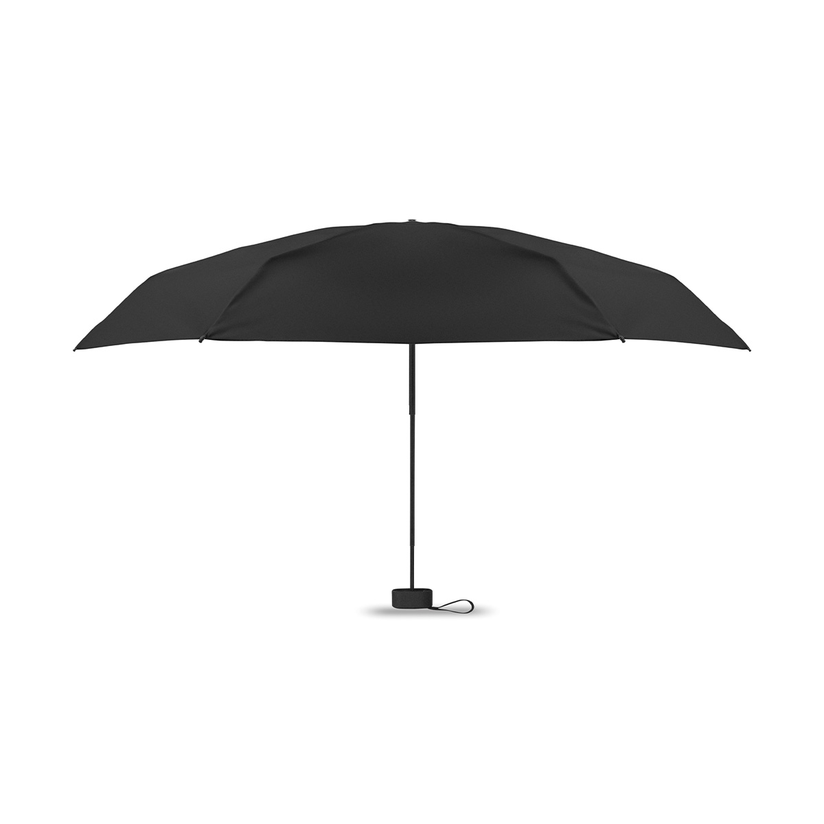 Opvouwbare-paraplu-190T-pongee-polyester-90-cm-bedrukken-zwart