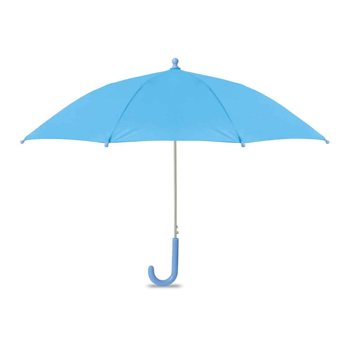 Kinderparaplu-190T-polyester-46-cm-bedrukken-lichtblauw