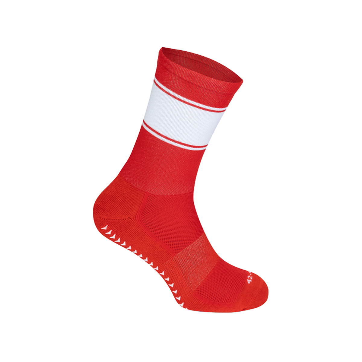 Mr-Socks-Sport-sokken-Antislip-bedrukken-rood