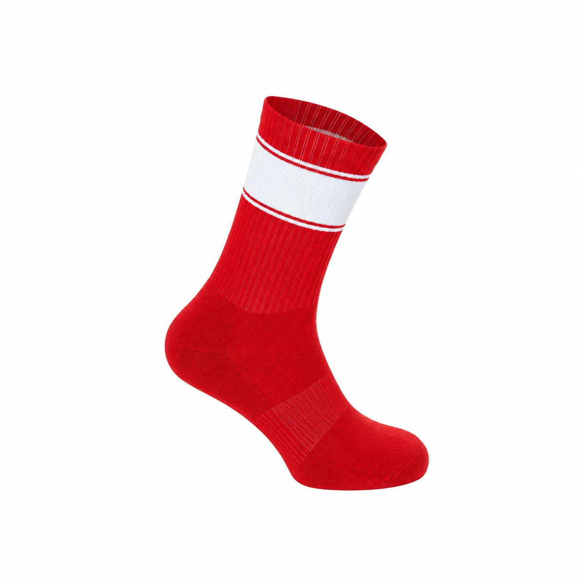 Mr-Socks-Sport-sokken-Colored-bedrukken-rood