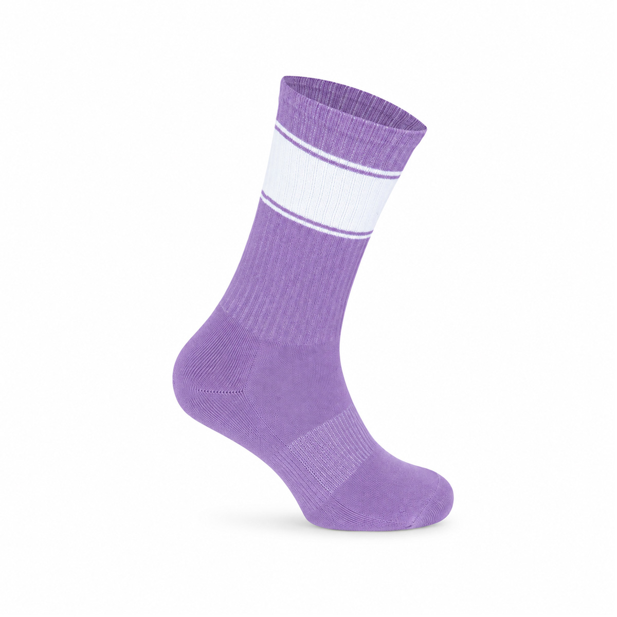 Mr-Socks-Sport-sokken-Colored-bedrukken-paars