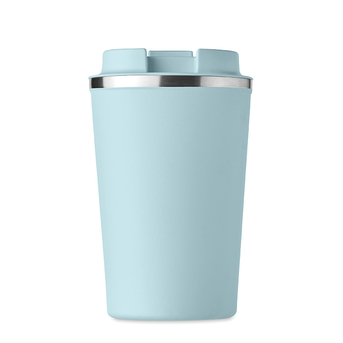 Koffiebeker-to-go-Dubbelwandig-350-ml-bedrukken-lichtblauw
