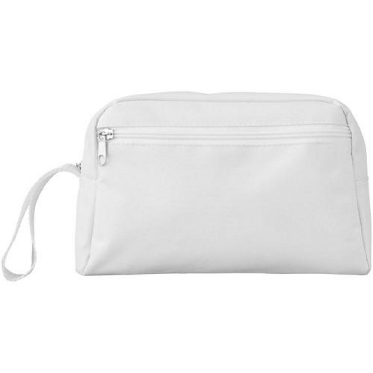 Toilettas-met-voorvak-300D-polyester-bedrukken-wit