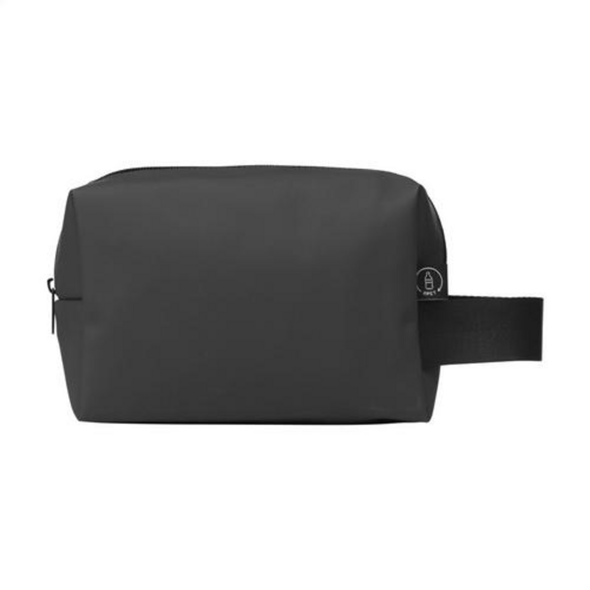 Toilettas-waterafstotend-PU-Met-draaglus-21-x-13-cm-bedrukken-zwart