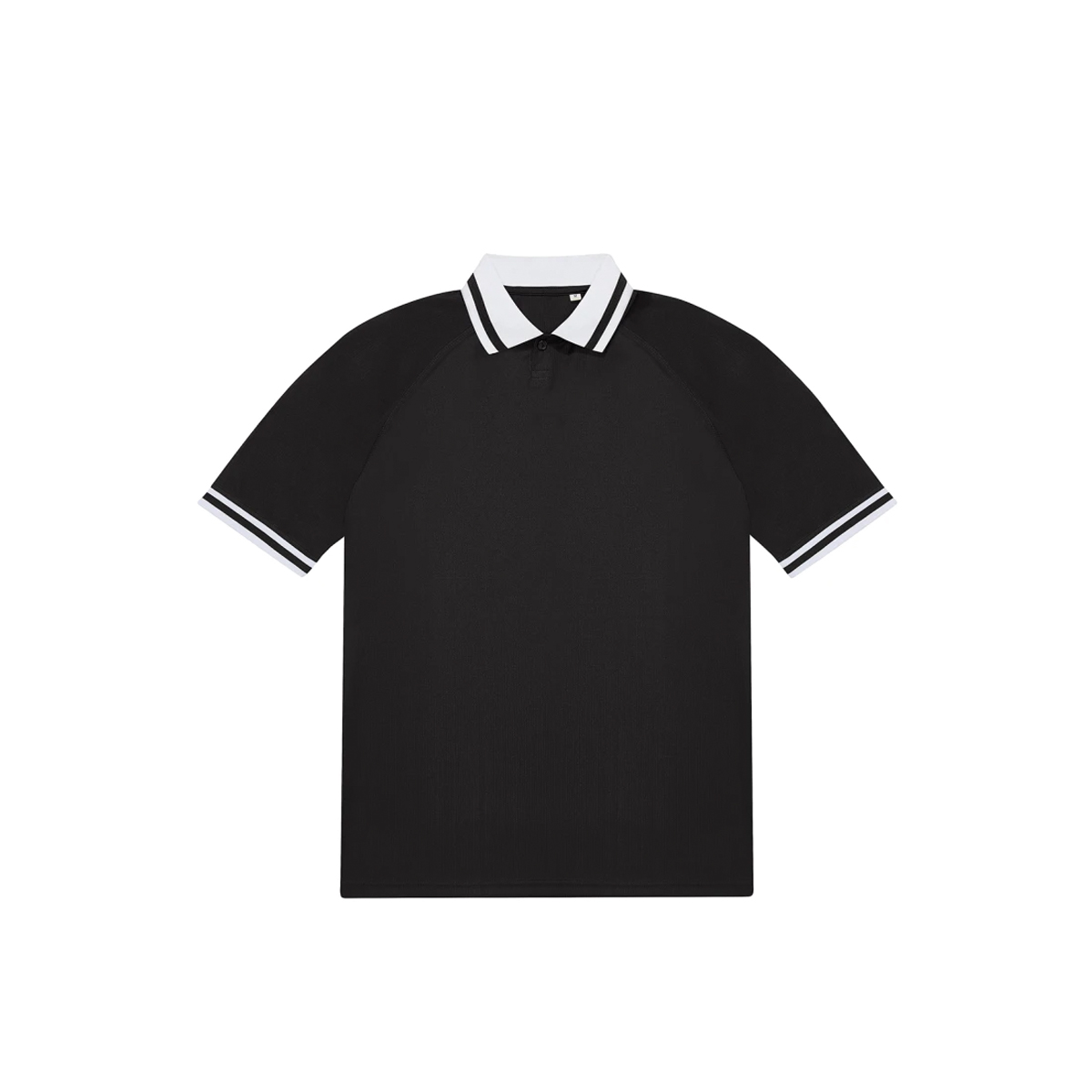 BC-Active-Polo-Polyester-mesh-Gestreept-140-gm-bedrukken-black