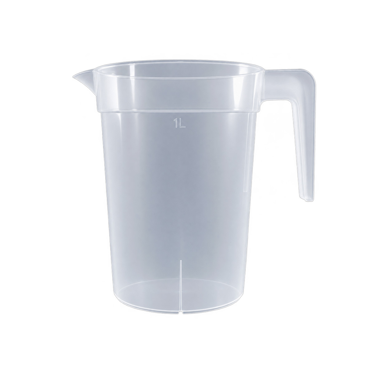 Kunststof-pitcher-1-liter-stapelbaar-bedrukken-transparant