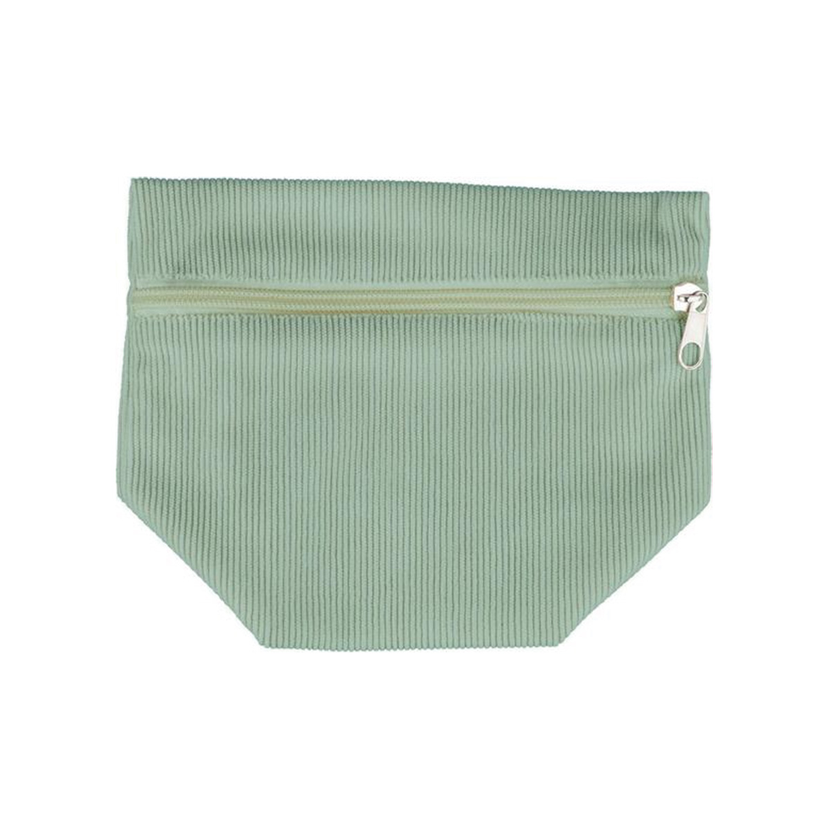 Corduroy-toilettas-geribd-210D-polyester-19-x-10-cm-bedrukken-groen