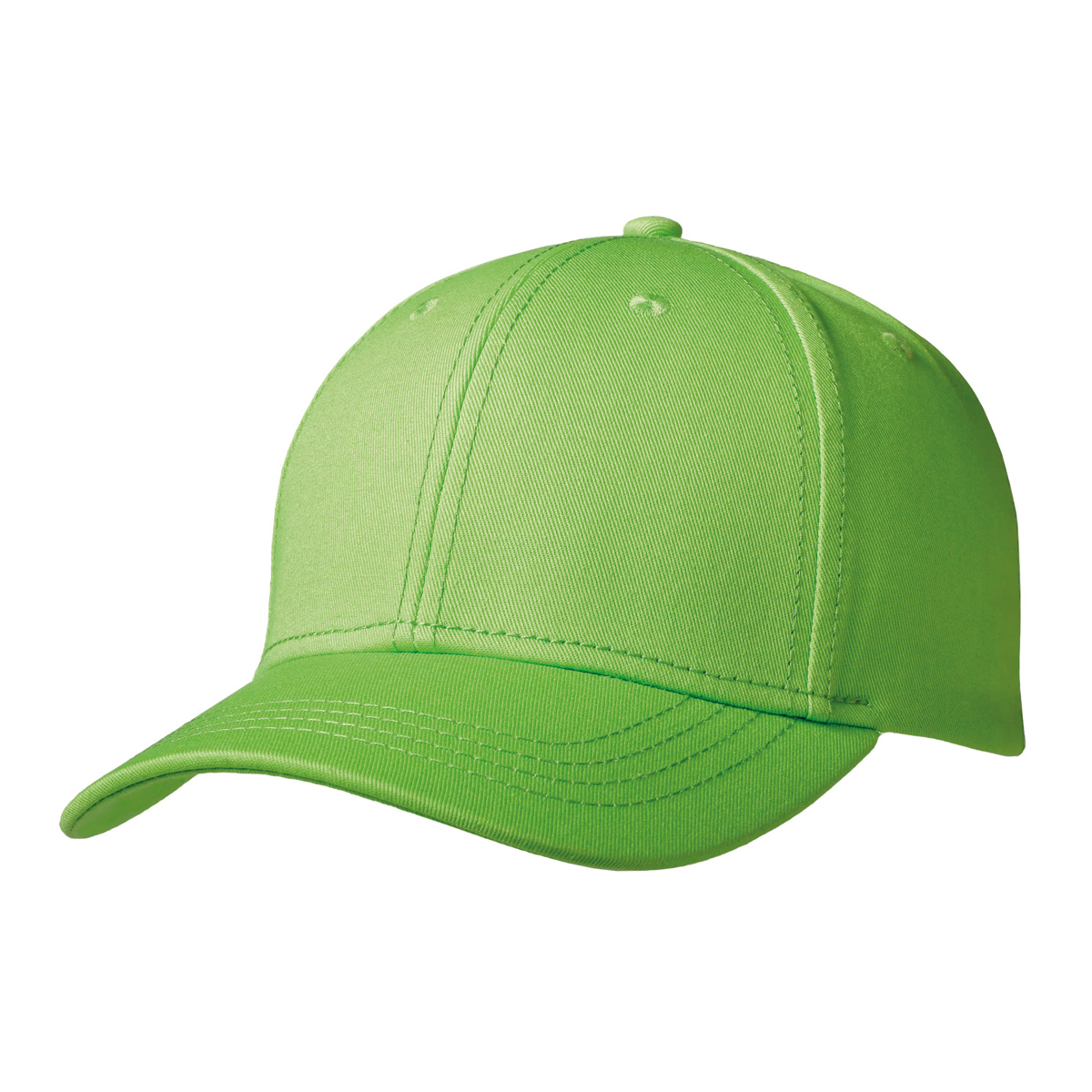 Luxe-pet-Kingcap-Katoen-6-panelen-Baseball-cap-bedrukken-lichtgroen