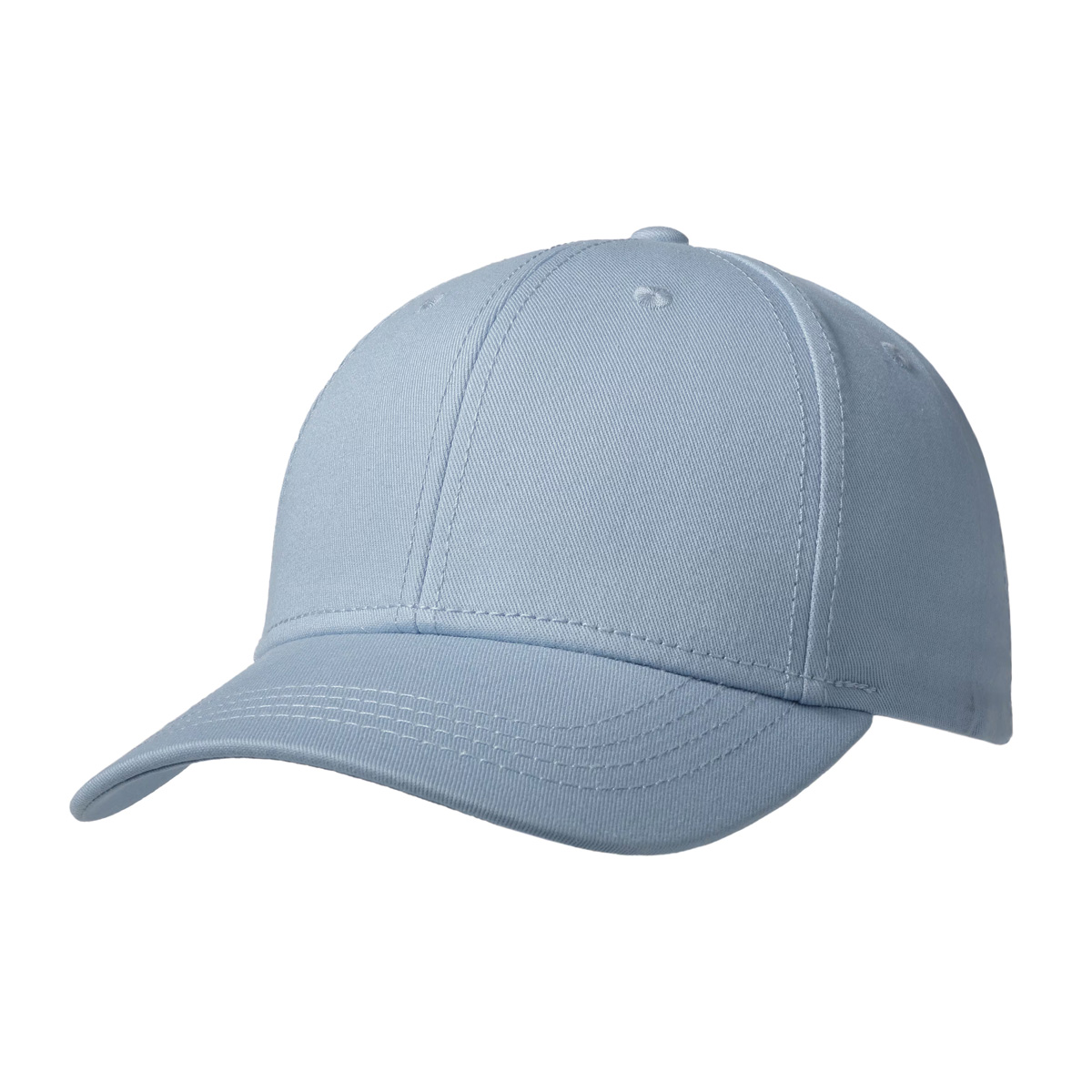 Luxe-pet-Kingcap-Katoen-6-panelen-Baseball-cap-bedrukken-lichtblauw