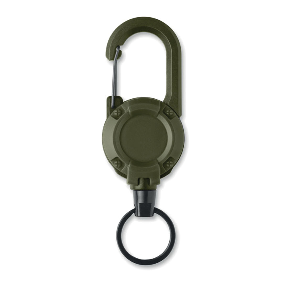 Rollerclip-met-karabijnhaak-ABS-60-cm-bedrukken-donkergroen