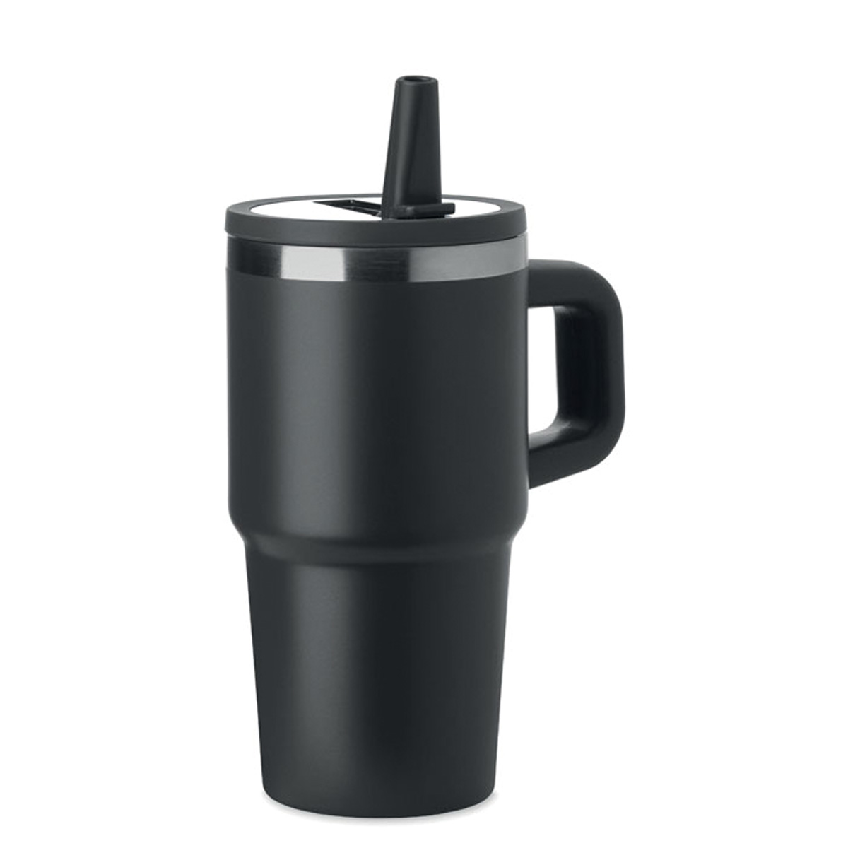 Drinkbeker-met-rietjesdeksel-Gerecycled-RVS-500-ml-bedrukken-zwart