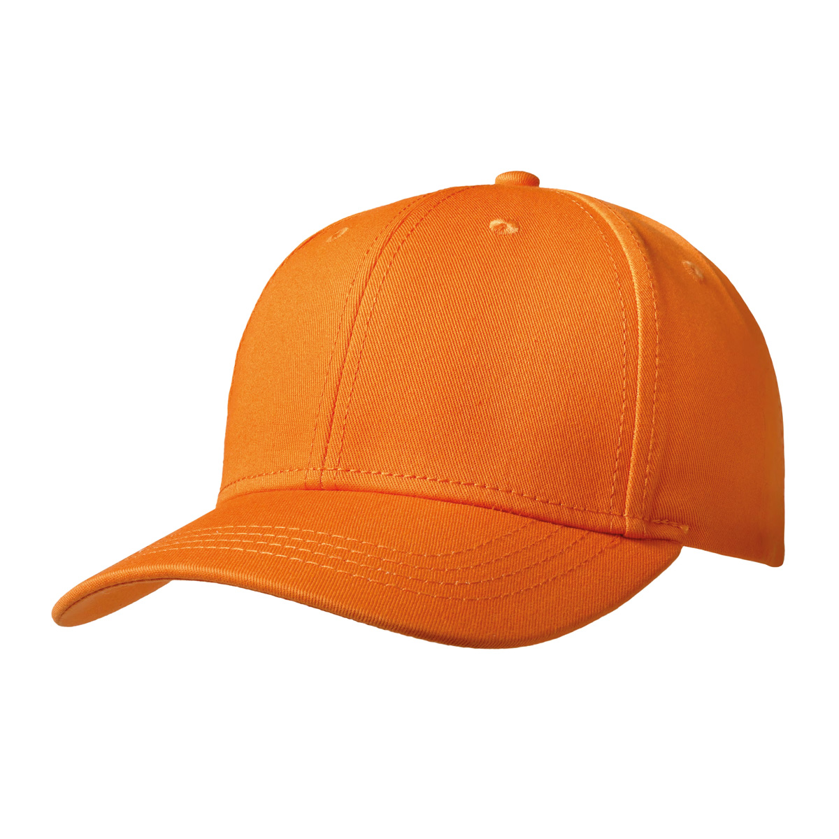 Luxe-pet-Kingcap-Katoen-6-panelen-Baseball-cap-bedrukken-oranje