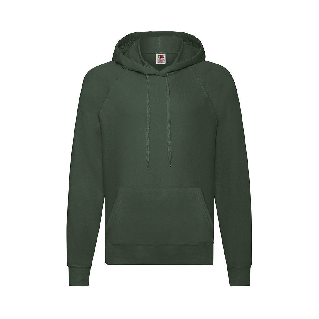 Fruit-of-the-Loom-lightweight-hoodie-Unisex-240-gm-bedrukken-bottle-green