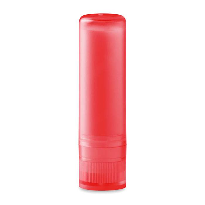 Vanille-lippenbalsem-stick-SPF10-bedrukken-transparant-rood
