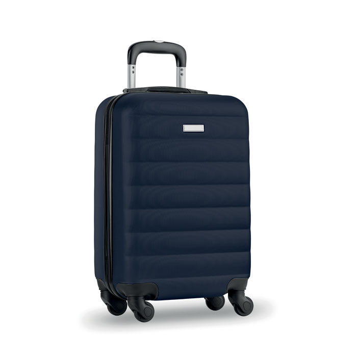 Handbagage-trolley-ABS-20-inch-35-x-53-cm-bedrukken-donkerblauw