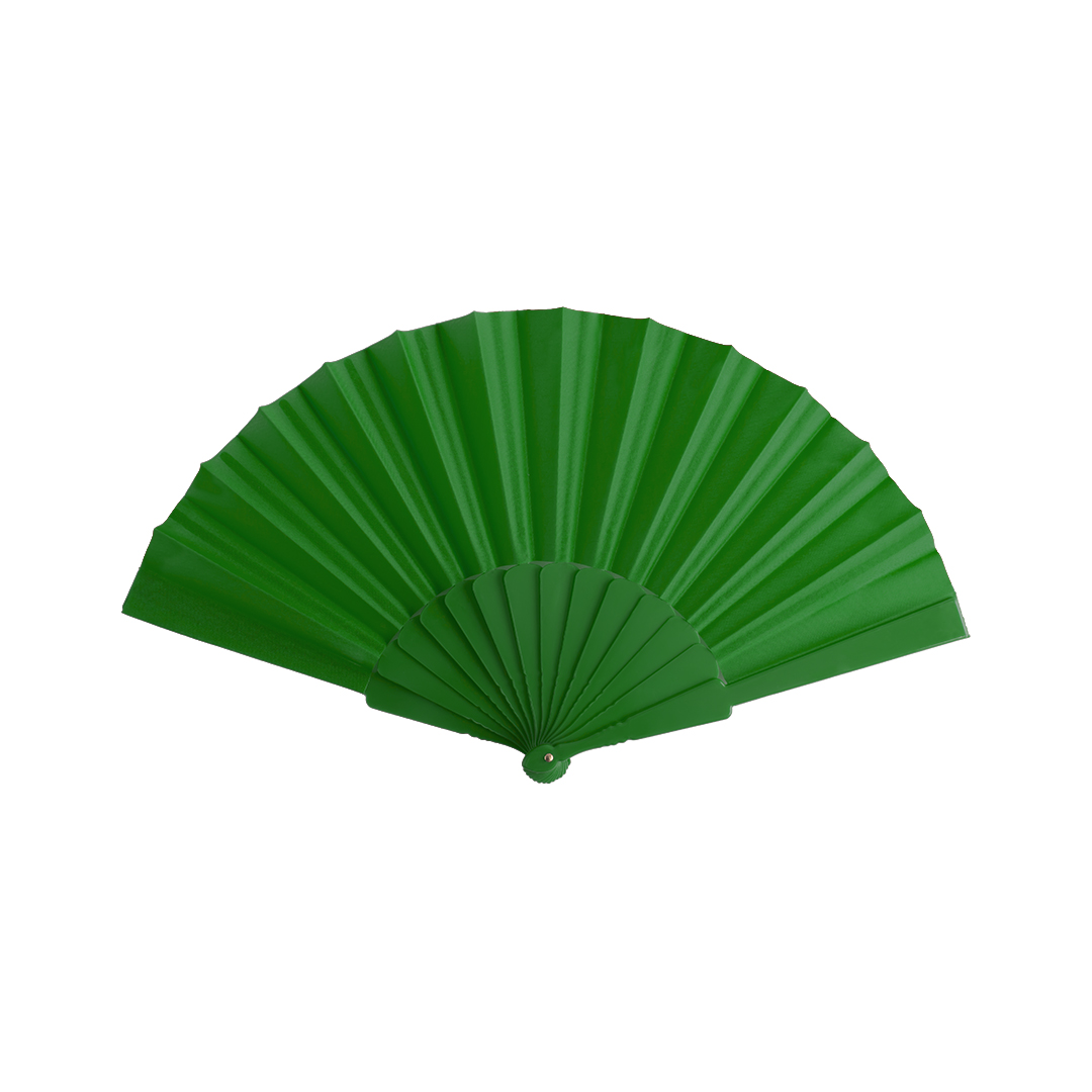 Basic-waaier-Kunststof-handvat-bedrukken-groen