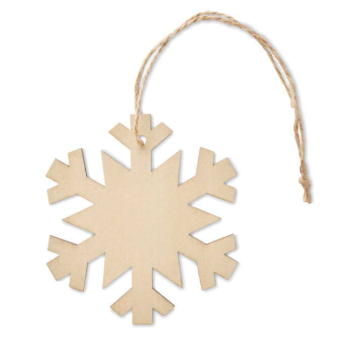 Kerst-ornament-sneeuwvlok-MDF-bedrukken-beige