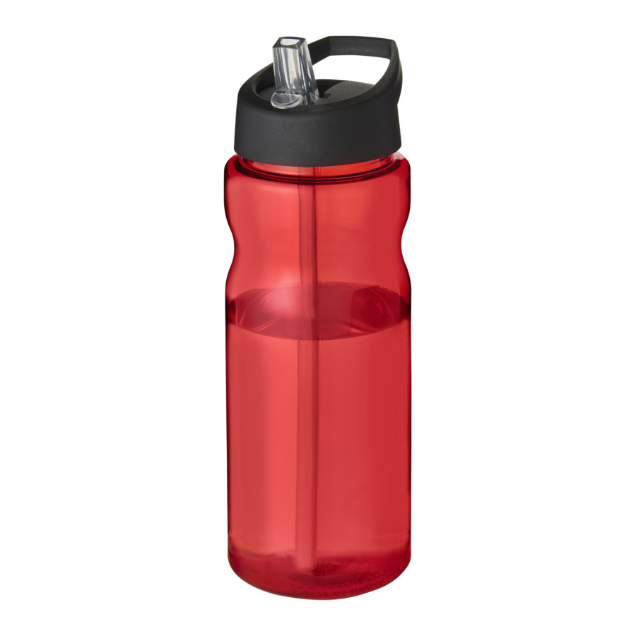H2O-Active-Base-bidon-met-fliptuitdeksel-650-ml-bedrukken-rood-zwart