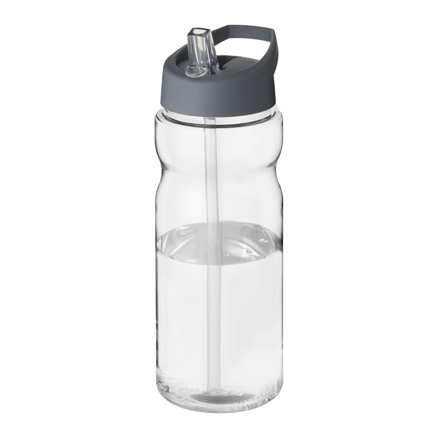 H2O-Active-Base-bidon-met-fliptuitdeksel-650-ml-bedrukken-transparant-grijs