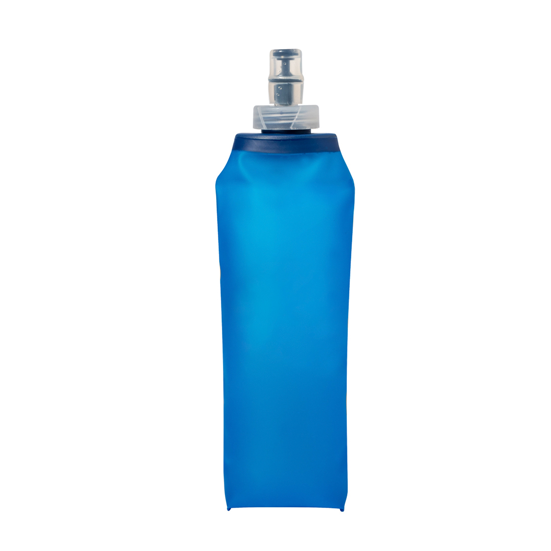 Opvouwbare-waterzak-Mat-TPU-500-ml-bedrukken-blauw