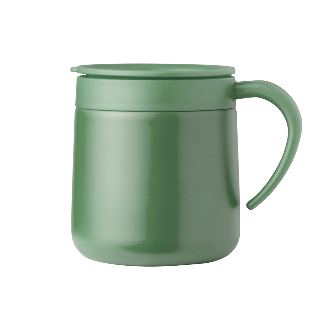 RVS-thermosbeker-mat-330-ml-bedrukken-groen