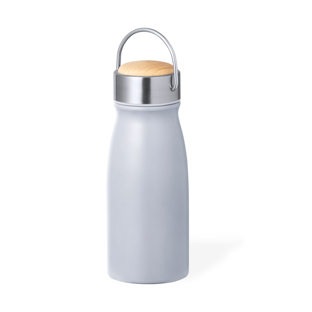 Thermosbeker-met-handvat-RVS-en-hout-350-ml-bedrukken-zilver