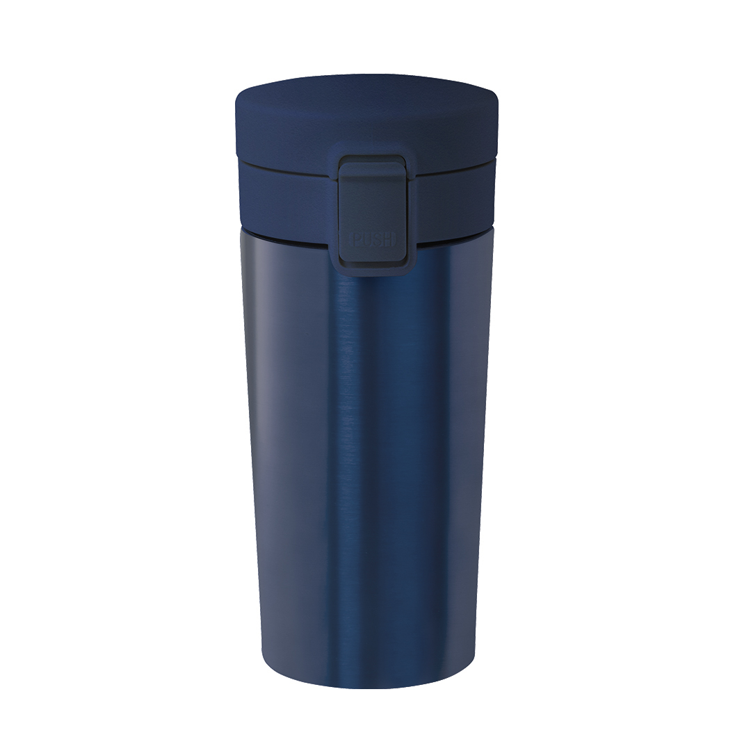 RVS-thermosbeker-met-druksluiting-380-ml-bedrukken-blauw