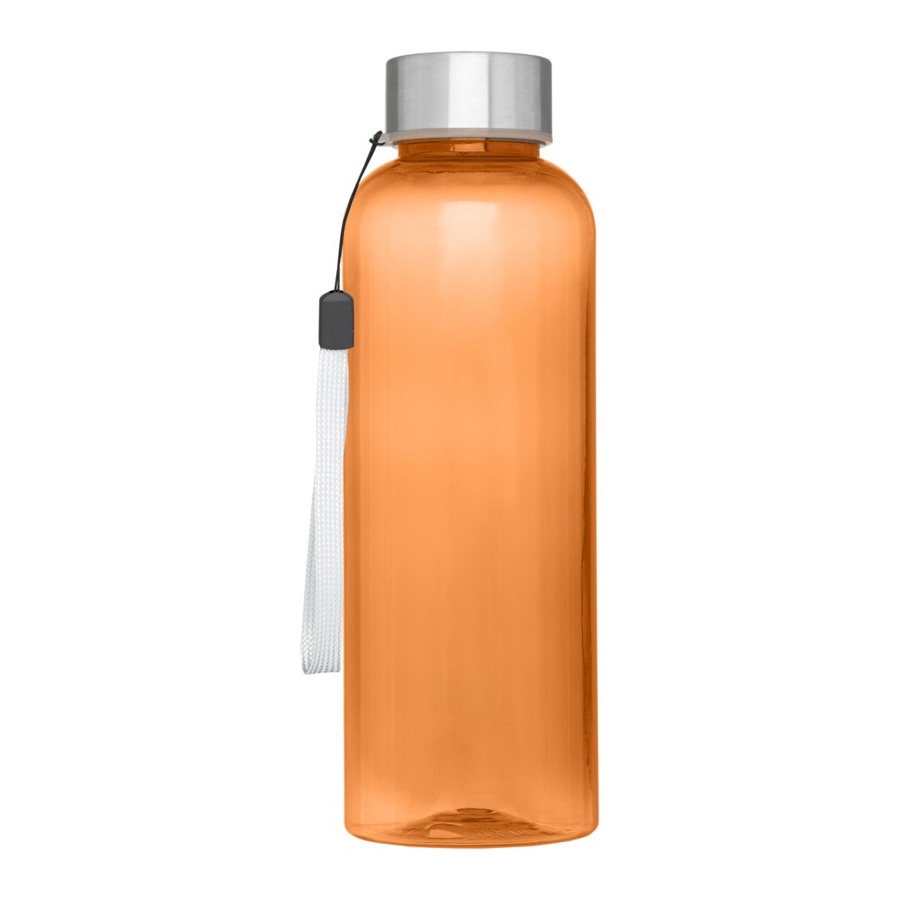 Drinkfles-met-draaglus-en-RVS-schroefdop-500-ml-bedrukken-oranje