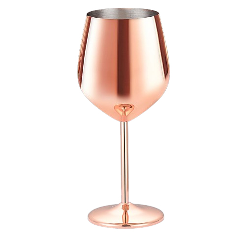 Wijnglas-Roestvrij-staal-500-ml-bedrukken-rosgoud