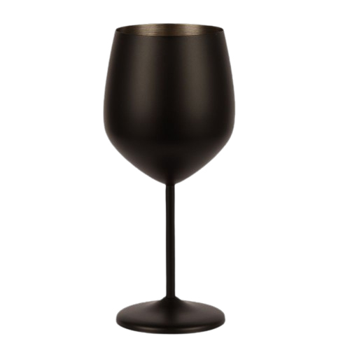 Wijnglas-Roestvrij-staal-500-ml-bedrukken-zwart