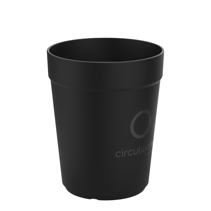 Circulware-koffiebeker-Herbruikbaar-300-ml-bedrukken-zwart
