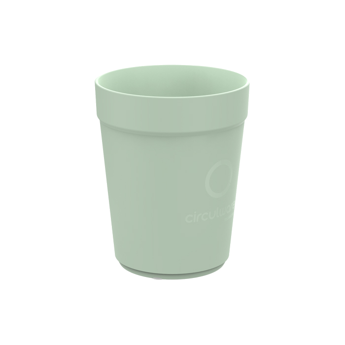Circulware-koffiebeker-Herbruikbaar-300-ml-bedrukken-lichtgroen