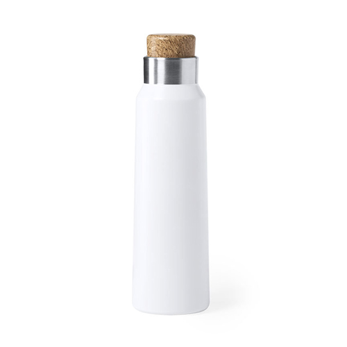 RVS-fles-770-ml-met-kurk-dop-bedrukken-wit