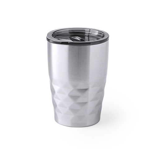 Metallic-thermosbeker-Talgra-RVS-350-ml-bedrukken-zilver