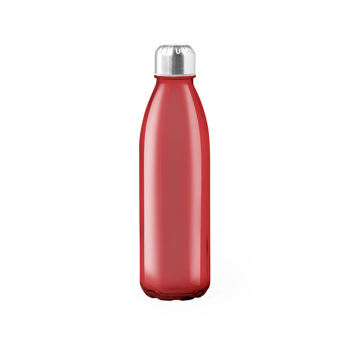 Glazen-waterfles-met-RVS-schroefdop-650-ml-bedrukken-rood