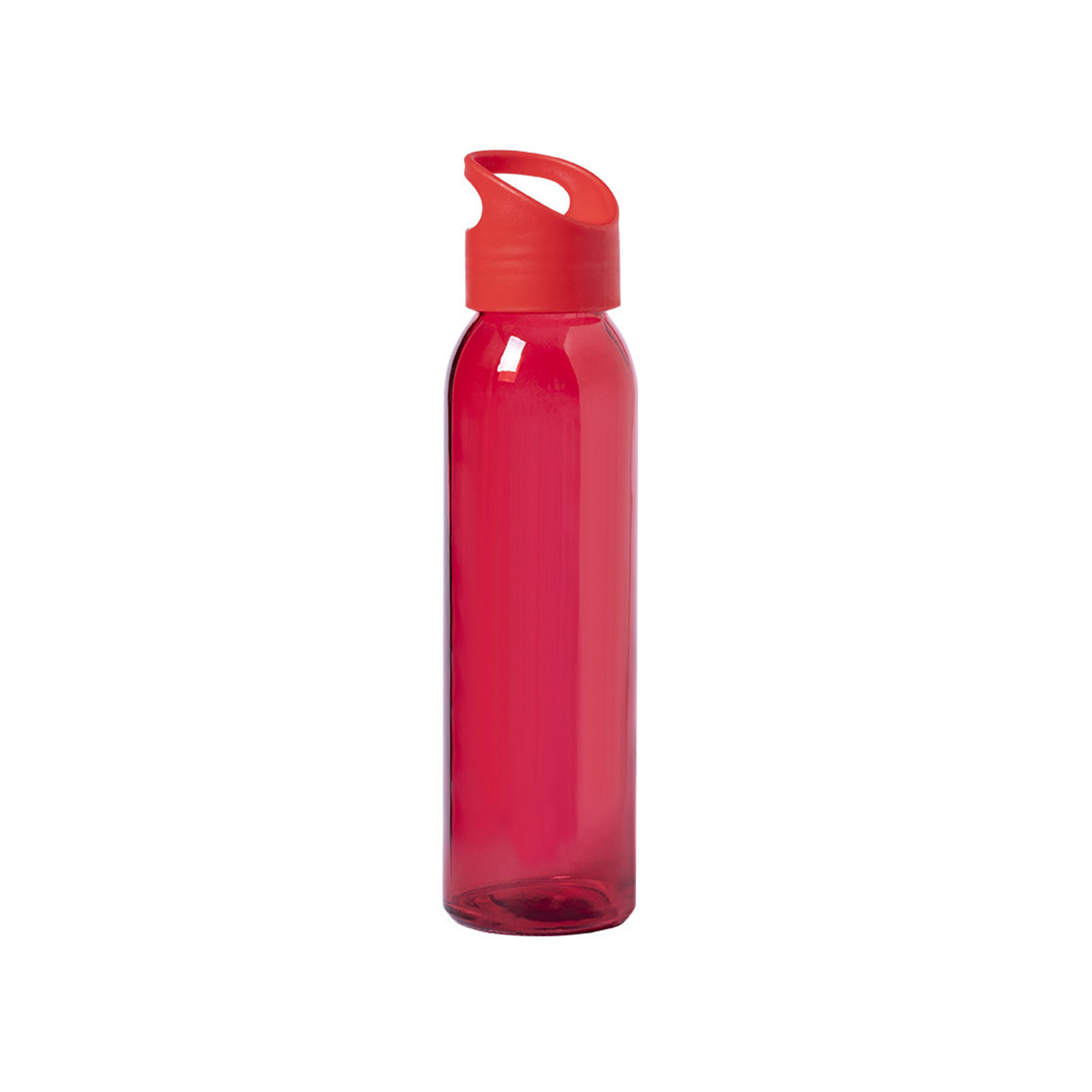 Traisen-glazen-waterfles-Met-schroefdop-470-ml-bedrukken-rood