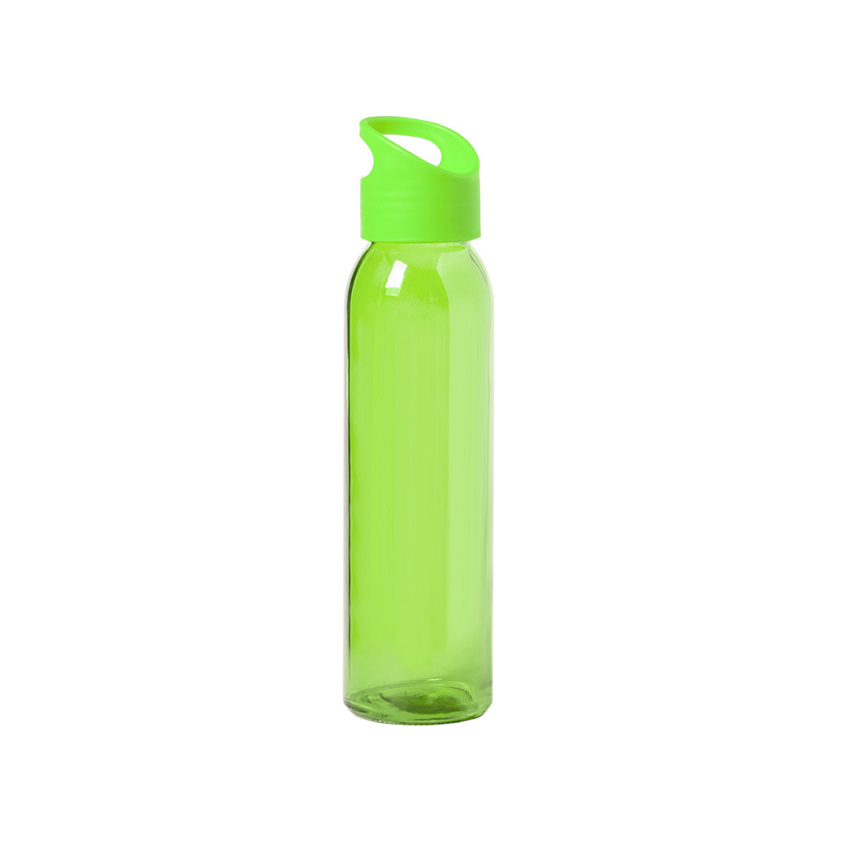Traisen-glazen-waterfles-Met-schroefdop-470-ml-bedrukken-lichtgroen