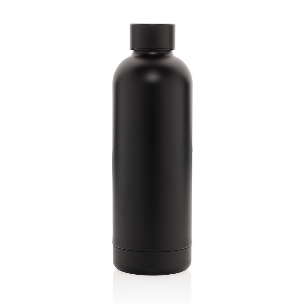Thermosfles-Gerecycled-RVS-500-ml-bedrukken-zwart
